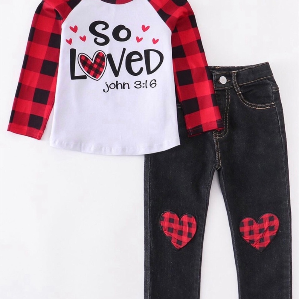 Girl’s Valentines 2 pc set